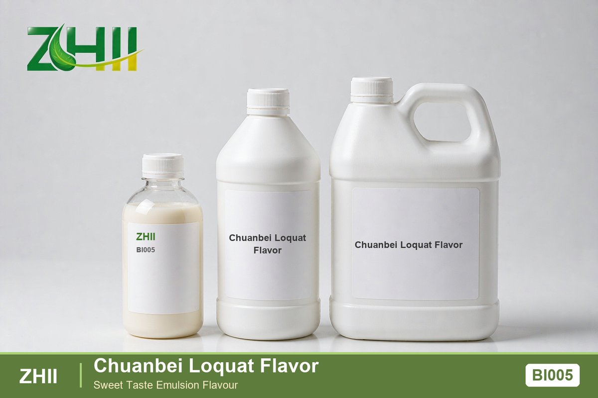 Chuanbei Loquat Flavor food flavor concentrate - ZHII Beverages & Ice Cream series flavor in 125ml, 1L and 5L packaging