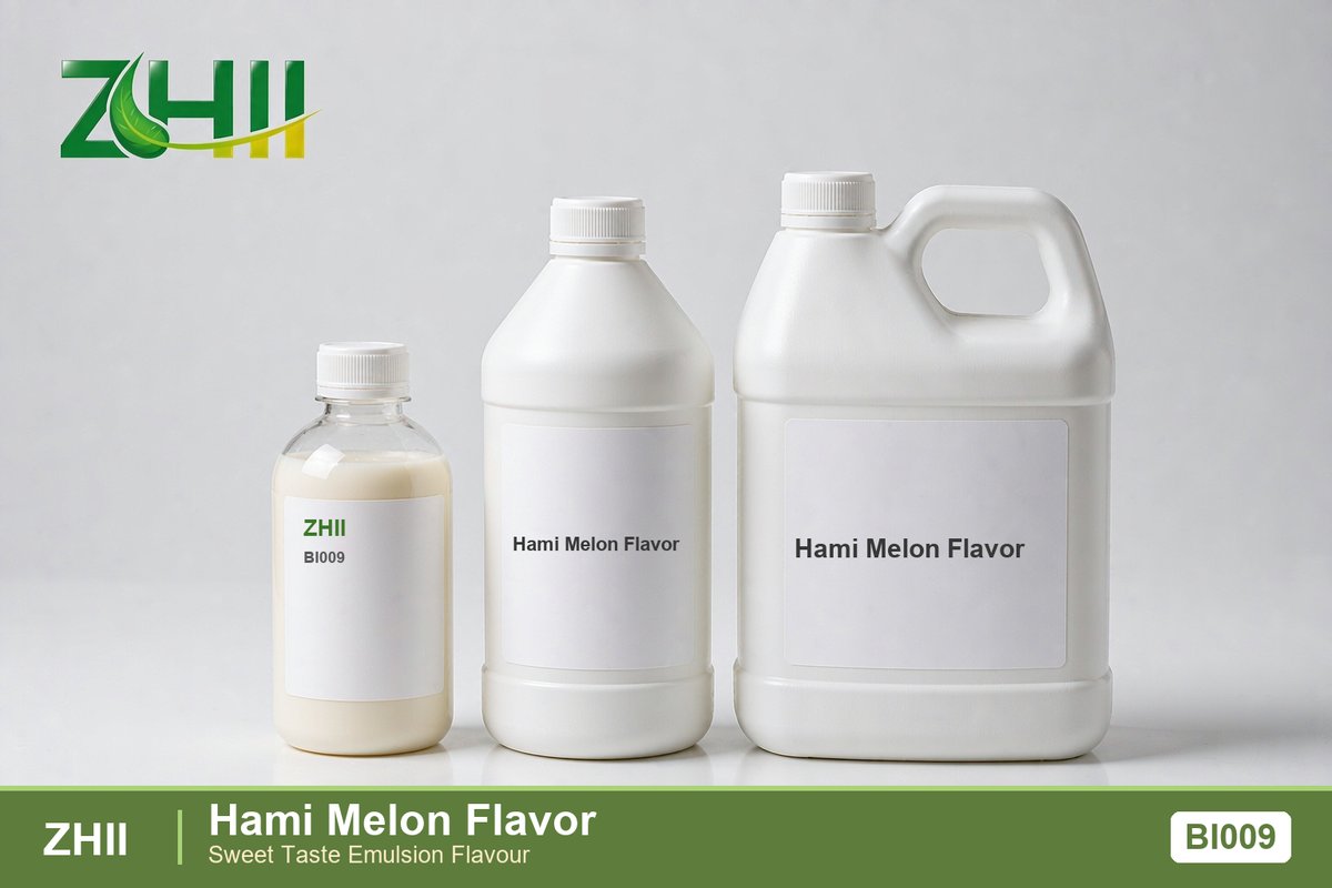 Hami Melon Flavor food flavor concentrate - ZHII Beverages & Ice Cream series flavor in 125ml, 1L and 5L packaging