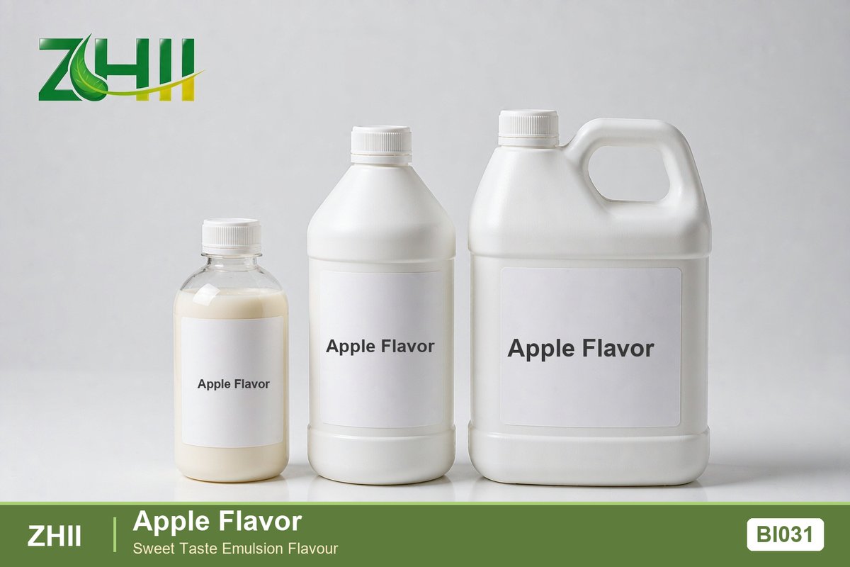 Apple Flavor food flavor concentrate - ZHII Beverages & Ice Cream series flavor in 125ml, 1L and 5L packaging