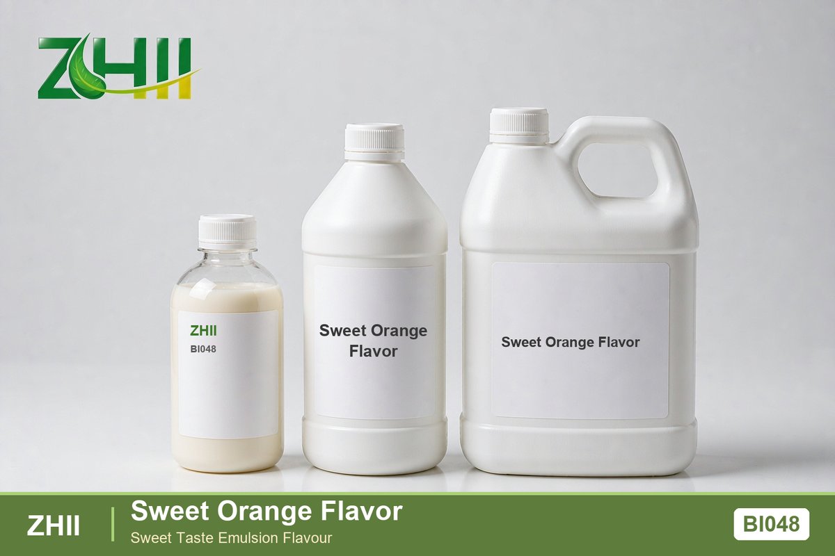 Sweet Orange Flavor food flavor concentrate - ZHII Beverages & Ice Cream series flavor in 125ml, 1L and 5L packaging