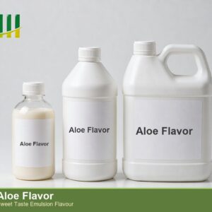 Aloe Flavor food flavor concentrate - ZHII Beverages & Ice Cream series flavor in 125ml, 1L and 5L packaging