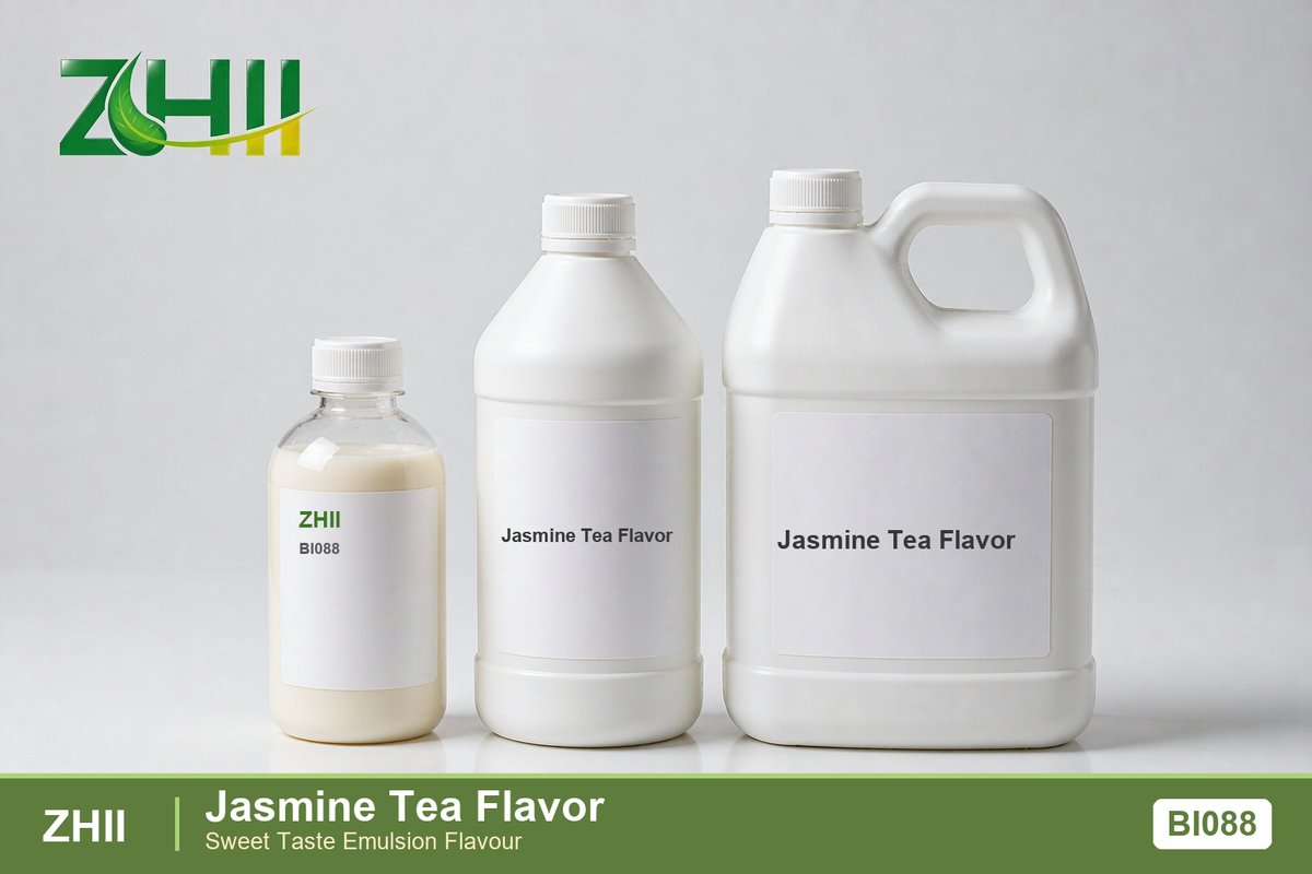 Jasmine Tea Flavor food flavor concentrate - ZHII Beverages & Ice Cream series flavor in 125ml, 1L and 5L packaging