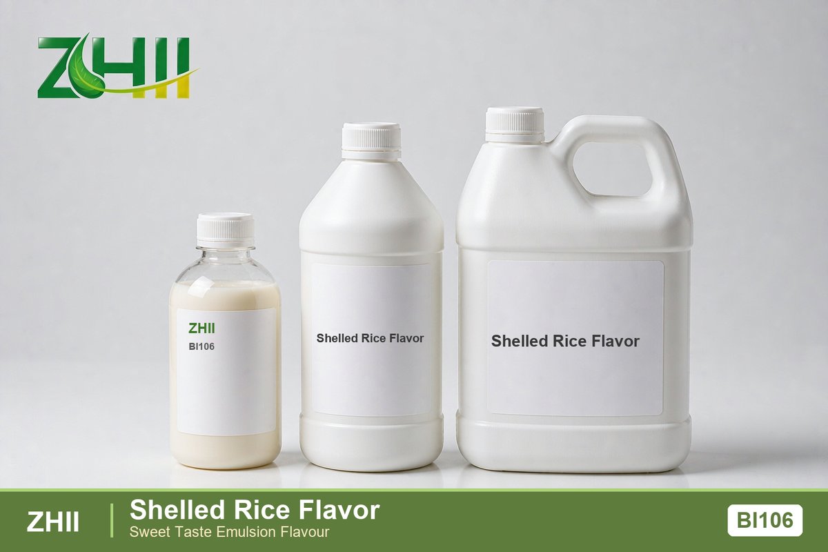 Shelled Rice Flavor food flavor concentrate - ZHII Beverages & Ice Cream series flavor in 125ml, 1L and 5L packaging