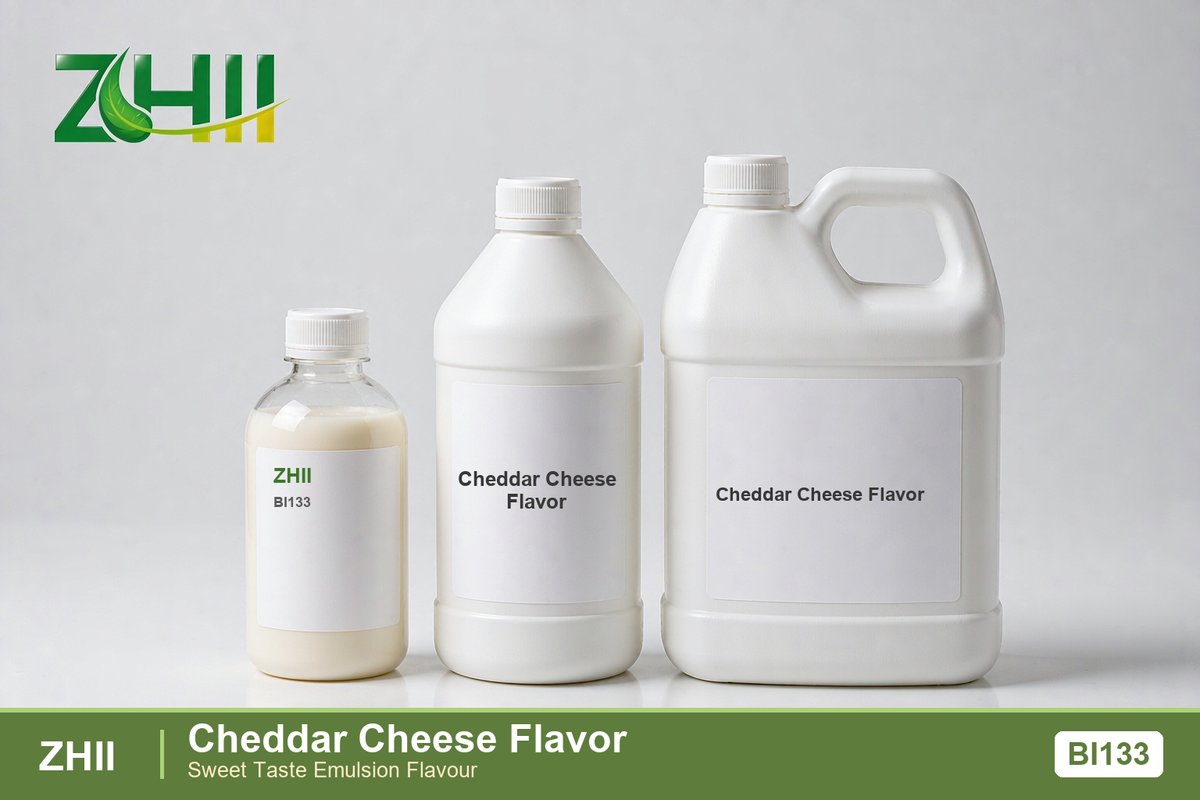 Cheddar Cheese Flavor food flavor concentrate - ZHII Beverages & Ice Cream series flavor in 125ml, 1L and 5L packaging