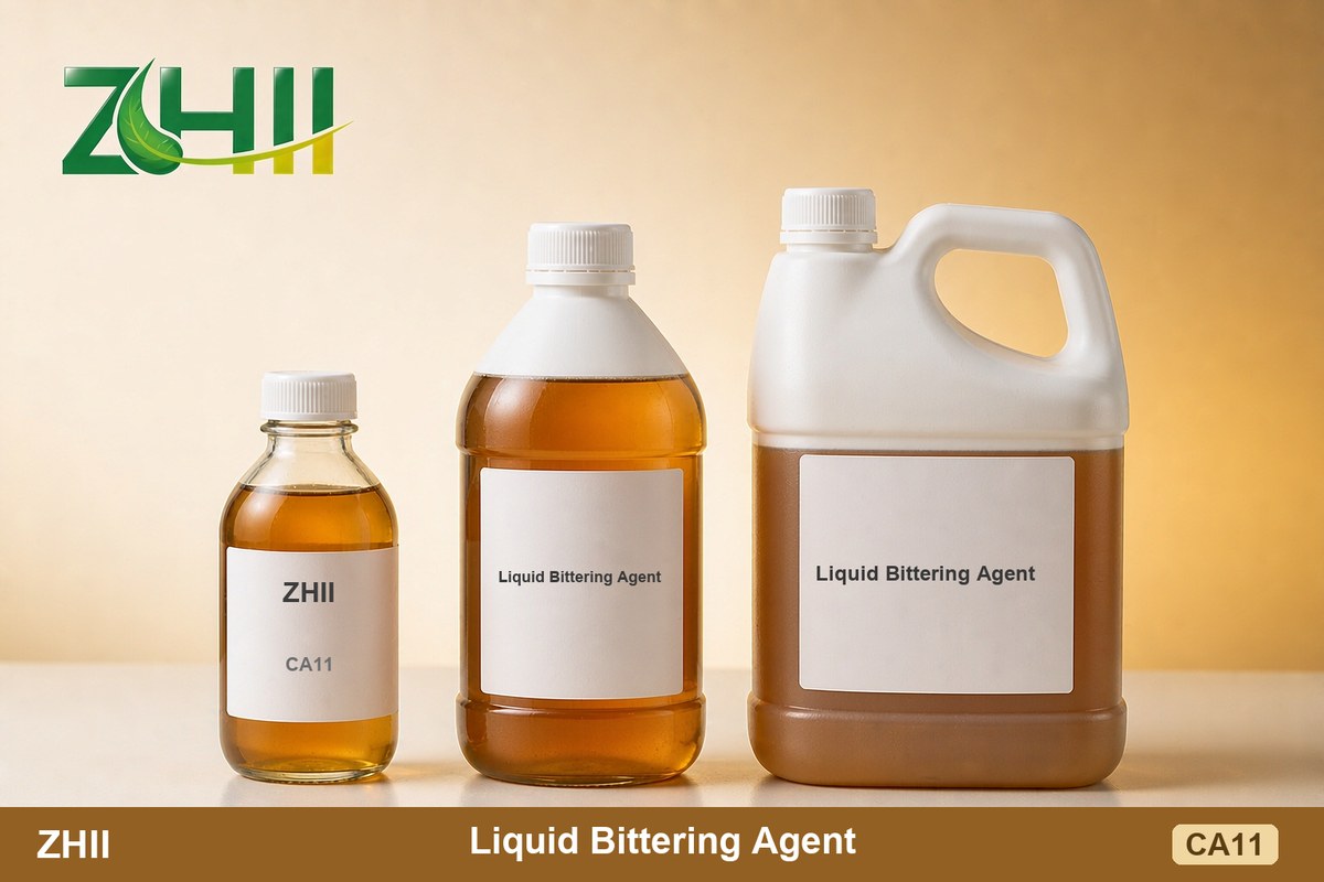 Liquid Bittering Agent food grade liquid additive - ZHII, available in 125ml, 1L and 5L packaging
