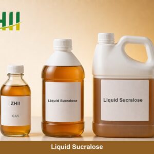Liquid Sucralose food grade liquid additive - ZHII, available in 125ml, 1L and 5L packaging