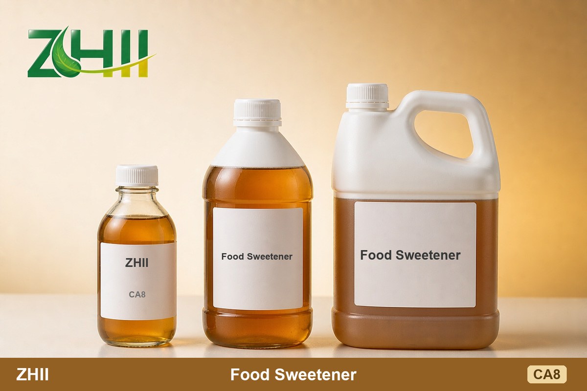 Food Sweetener food grade liquid additive - ZHII, available in 125ml, 1L and 5L packaging