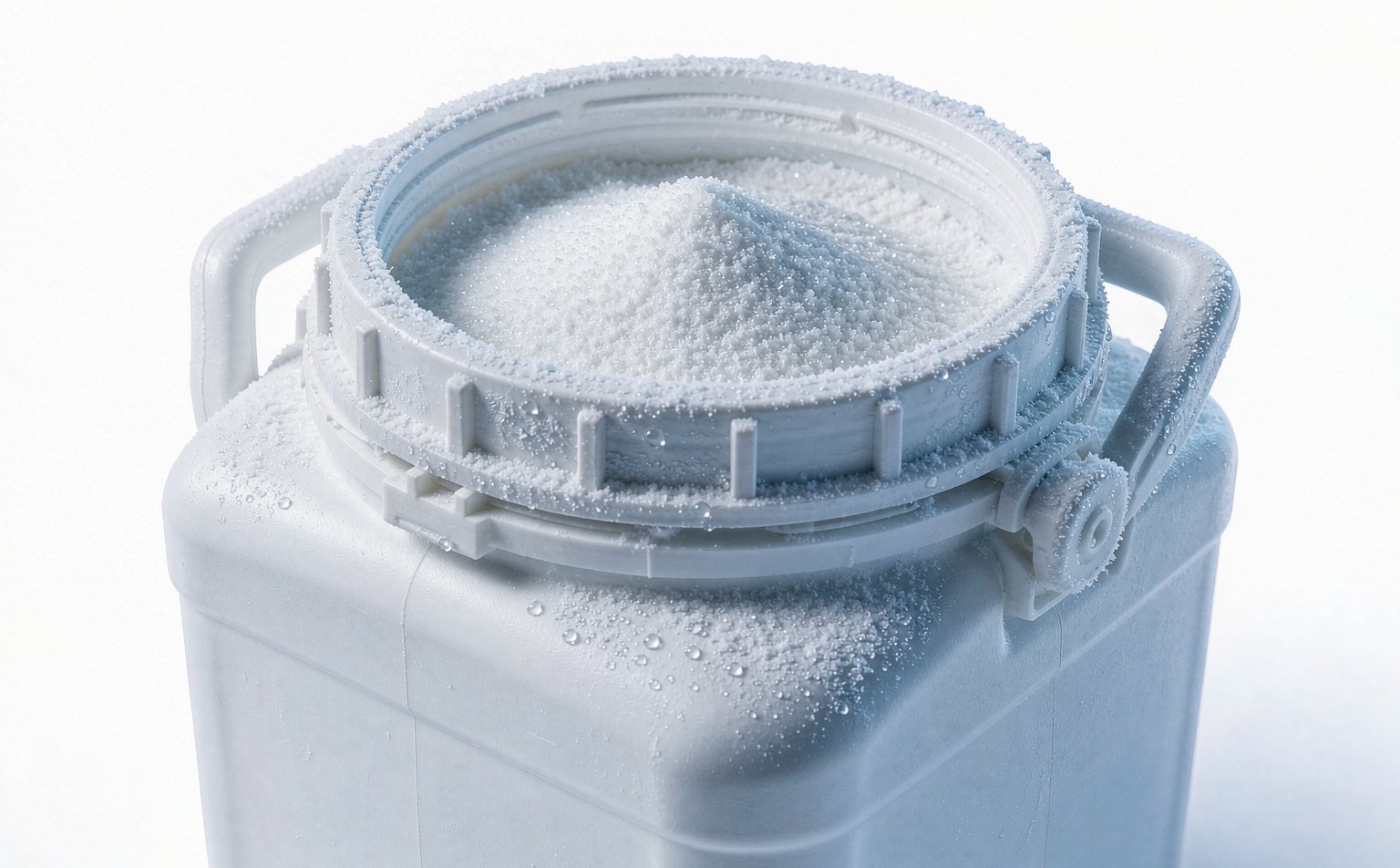 Bulk cooling agent powder 25kg pail packaging for export