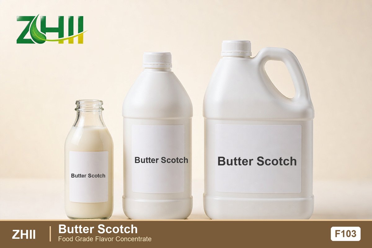 Butter Scotch food flavor concentrate - ZHII food grade flavor in 125ml, 1L and 5L packaging
