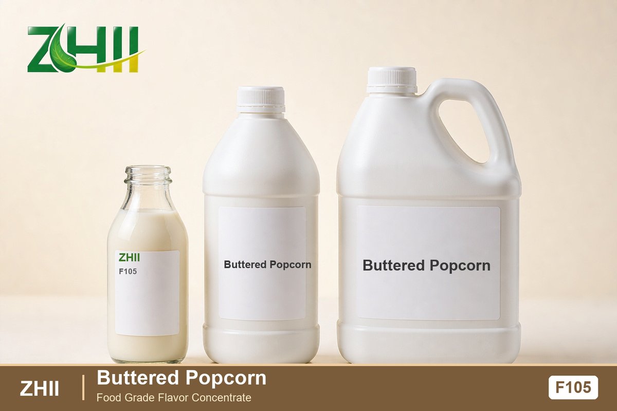 Buttered Popcorn food flavor concentrate - ZHII food grade flavor in 125ml, 1L and 5L packaging