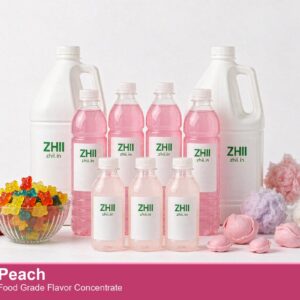 Peach food flavor concentrate - playful candy-sweet flavor for food and beverage applications | ZHII