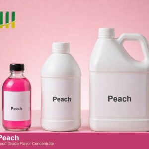 Peach food flavor concentrate - ZHII food grade flavor in 125ml, 1L and 5L packaging