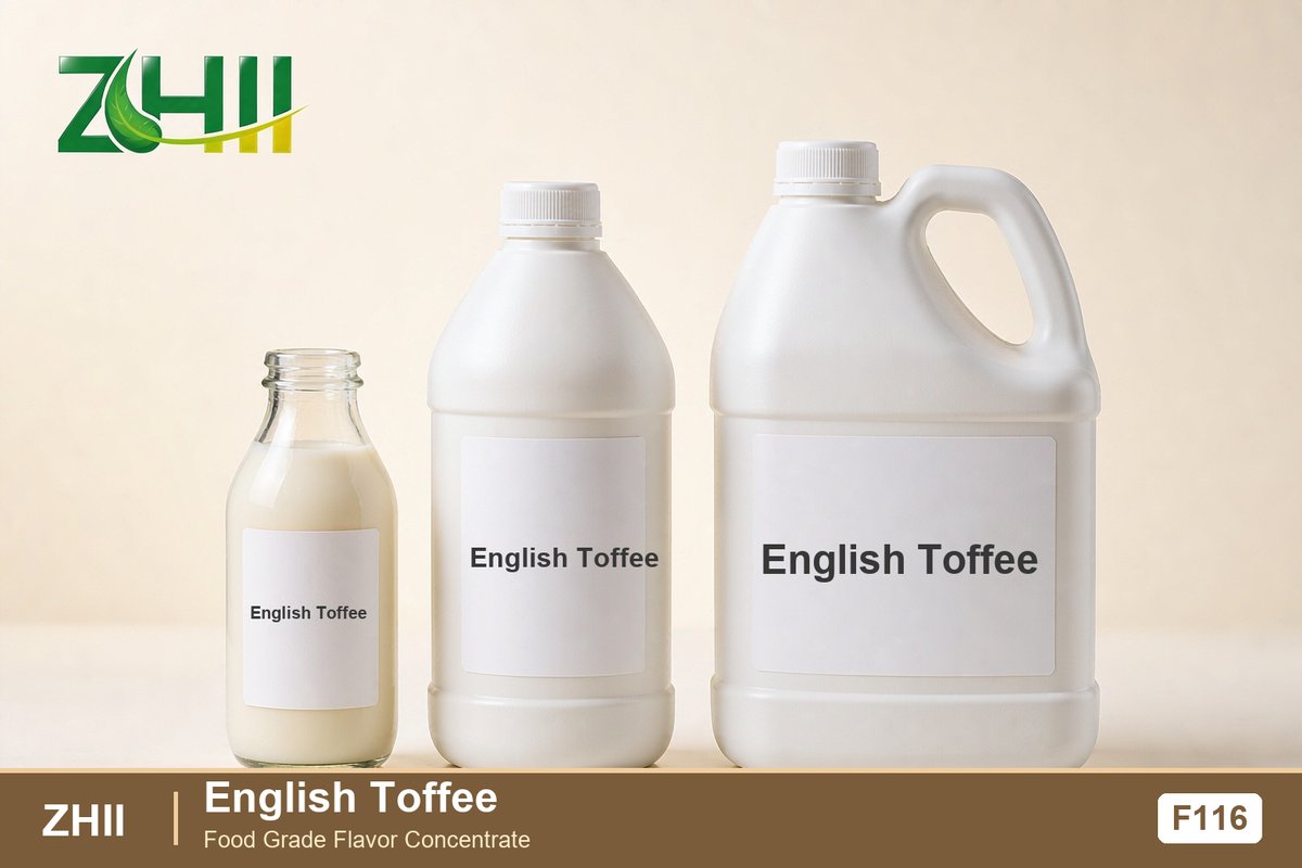 English Toffee food flavor concentrate - ZHII food grade flavor in 125ml, 1L and 5L packaging