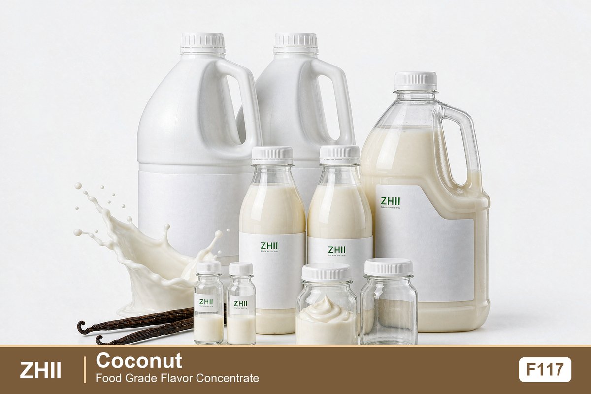 Coconut food flavor concentrate - smooth creamy flavor for food and beverage applications | ZHII