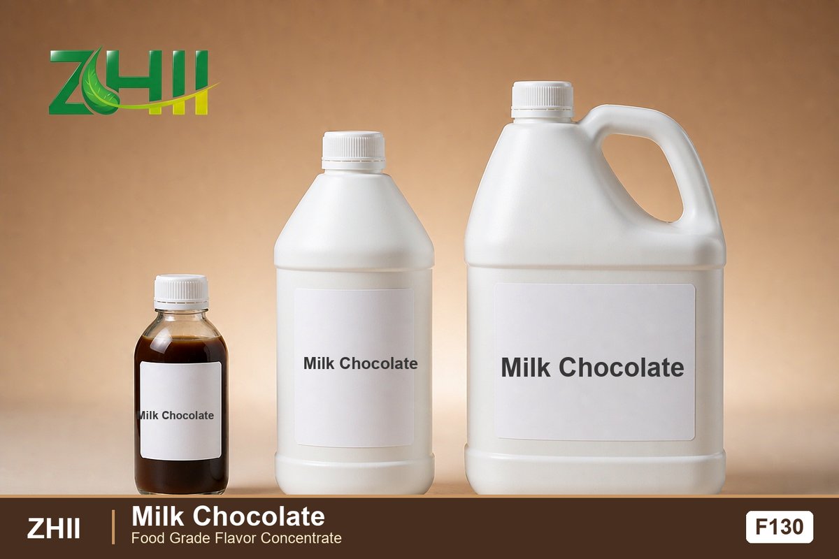 Milk Chocolate food flavor concentrate - ZHII food grade flavor in 125ml, 1L and 5L packaging