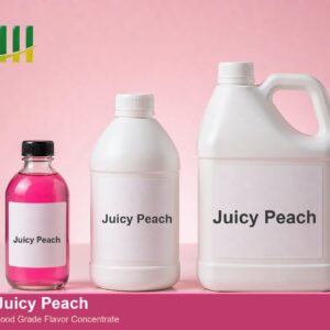 Juicy Peach food flavor concentrate - ZHII food grade flavor in 125ml, 1L and 5L packaging