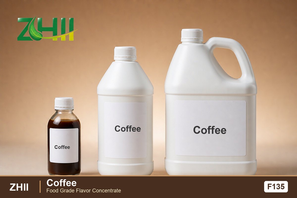 Coffee food flavor concentrate - ZHII food grade flavor in 125ml, 1L and 5L packaging