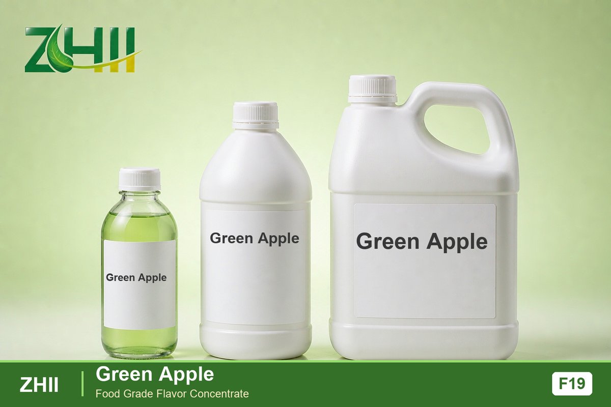 Green Apple food flavor concentrate - ZHII food grade flavor in 125ml, 1L and 5L packaging
