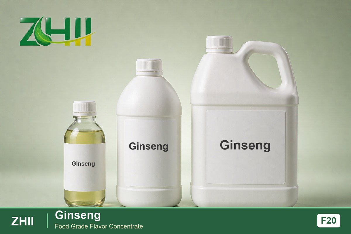 Ginseng food flavor concentrate - ZHII food grade flavor in 125ml, 1L and 5L packaging
