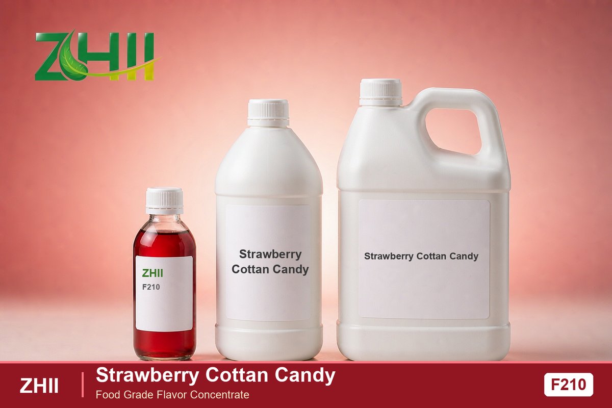 Strawberry Cottan Candy food flavor concentrate - ZHII food grade flavor in 125ml, 1L and 5L packaging