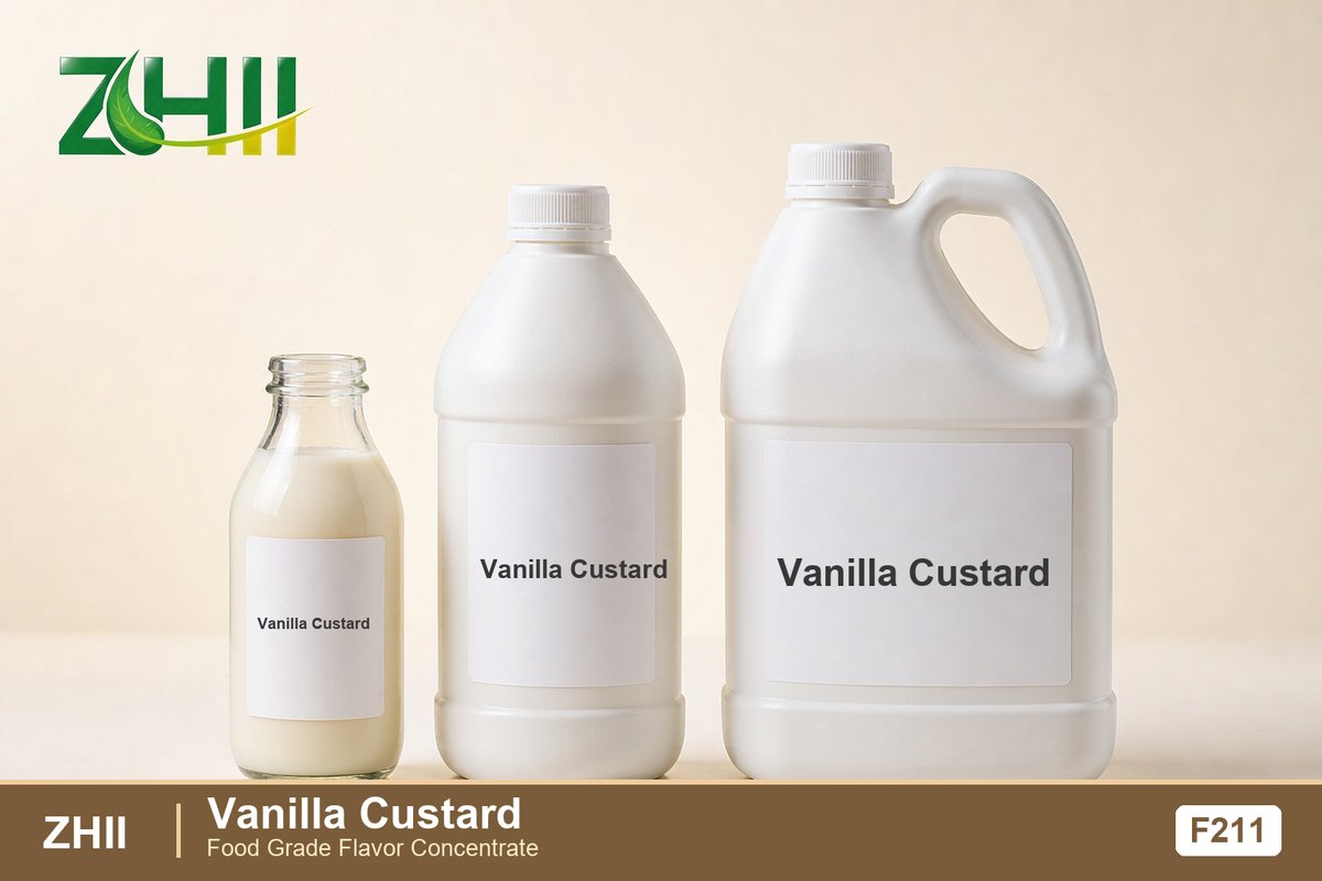 Vanilla Custard food flavor concentrate - ZHII food grade flavor in 125ml, 1L and 5L packaging