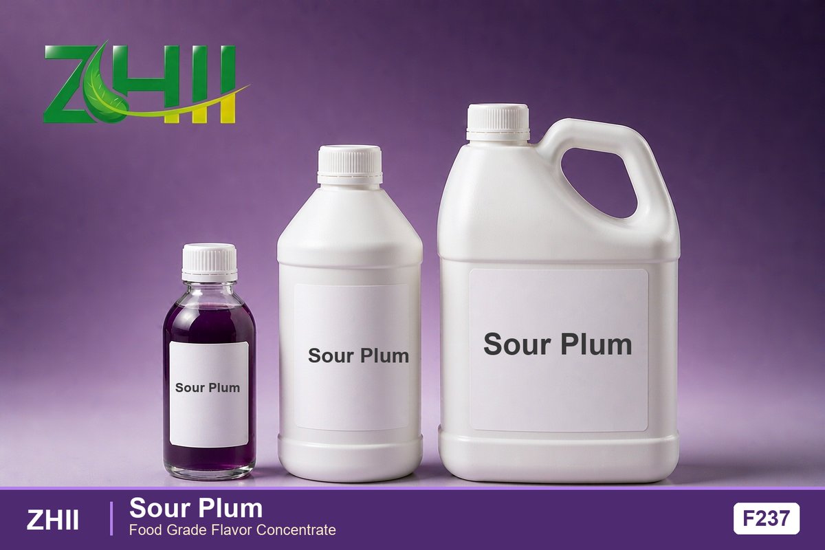 Sour Plum food flavor concentrate - ZHII food grade flavor in 125ml, 1L and 5L packaging