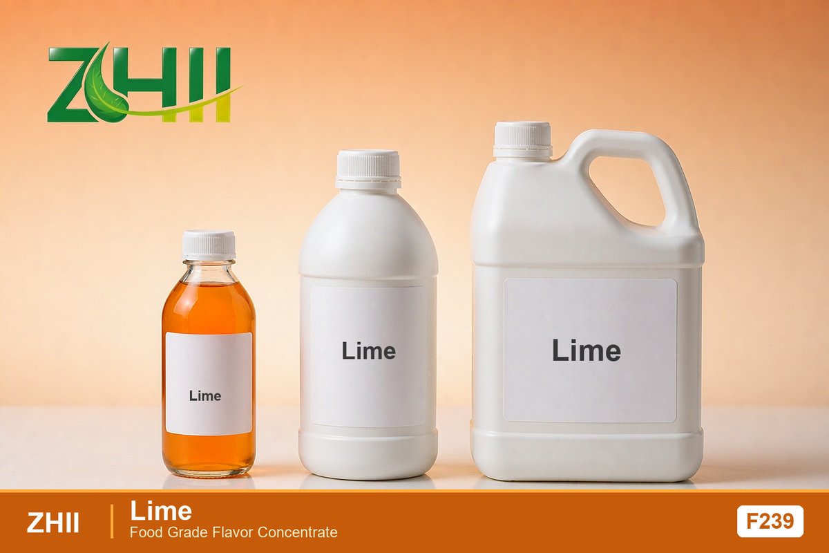 Lime food flavor concentrate - ZHII food grade flavor in 125ml, 1L and 5L packaging