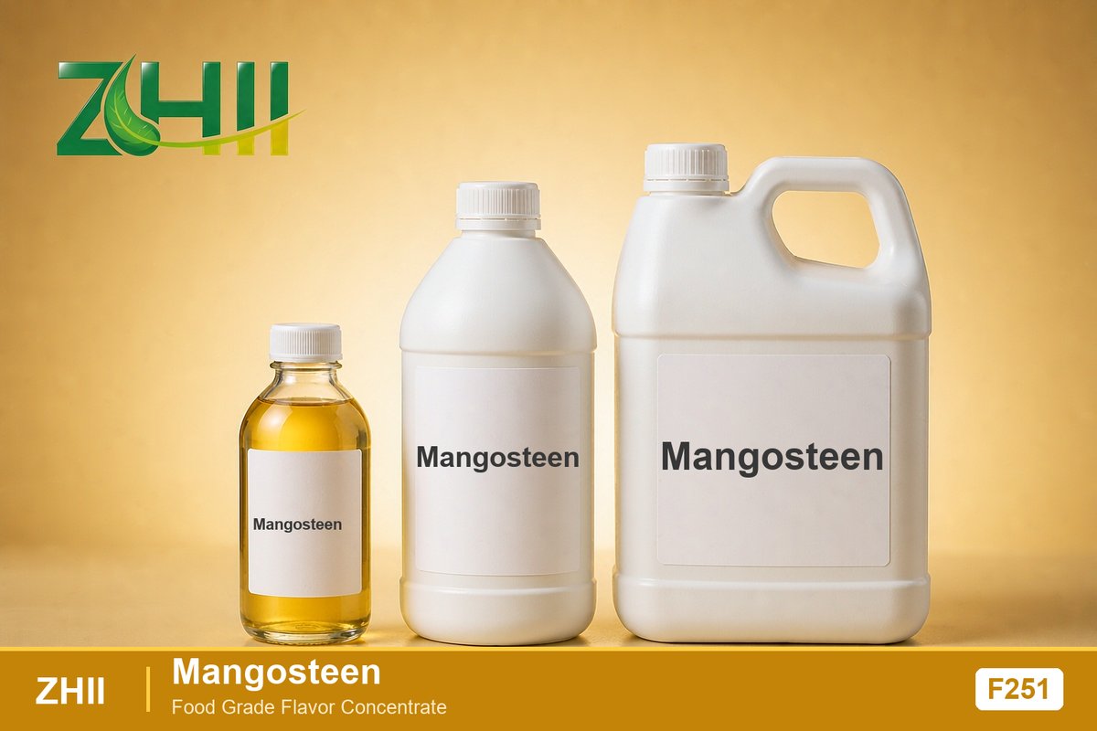 Mangosteen food flavor concentrate - ZHII food grade flavor in 125ml, 1L and 5L packaging