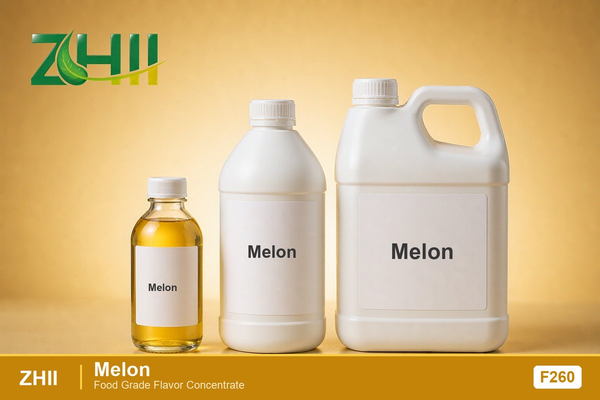 Melon food flavor concentrate - ZHII food grade flavor in 125ml, 1L and 5L packaging