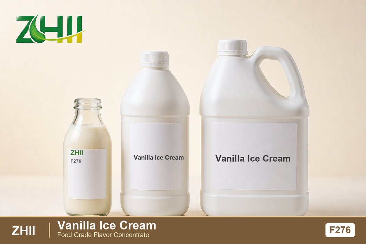 Vanilla Ice Cream food flavor concentrate - ZHII food grade flavor in 125ml, 1L and 5L packaging