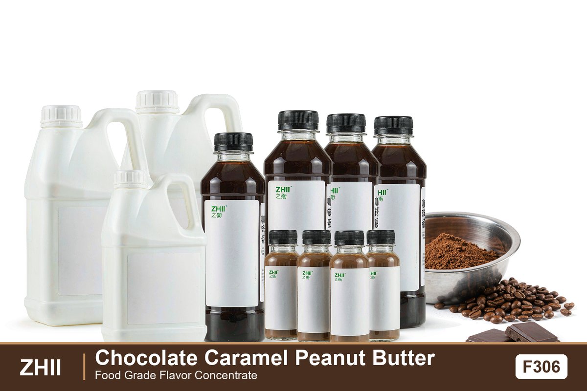 Chocolate Caramel Peanut Butter food flavor concentrate - warm roasted indulgent flavor for food and beverage applications | ZHII