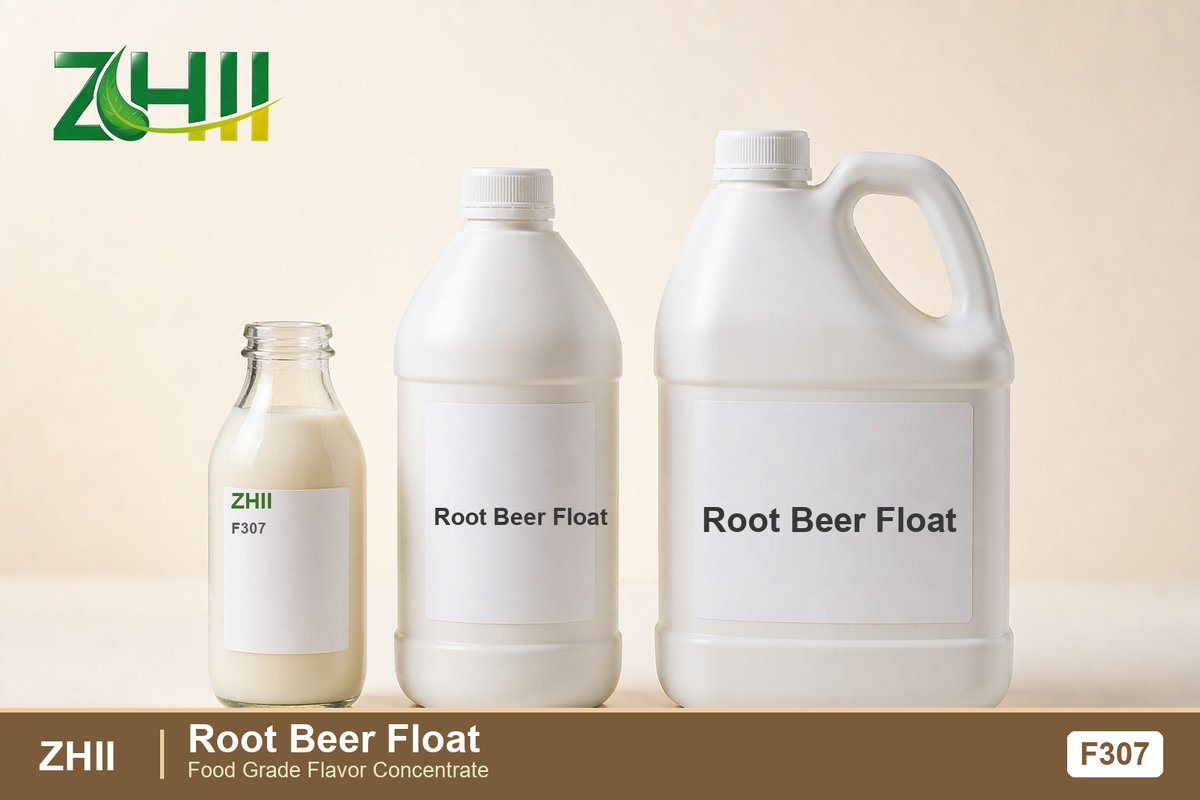 Root Beer Float food flavor concentrate - ZHII food grade flavor in 125ml, 1L and 5L packaging