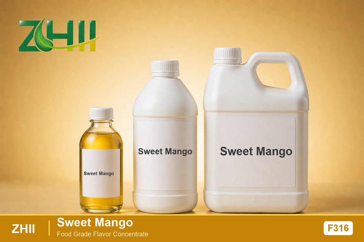 Sweet Mango food flavor concentrate - ZHII food grade flavor in 125ml, 1L and 5L packaging