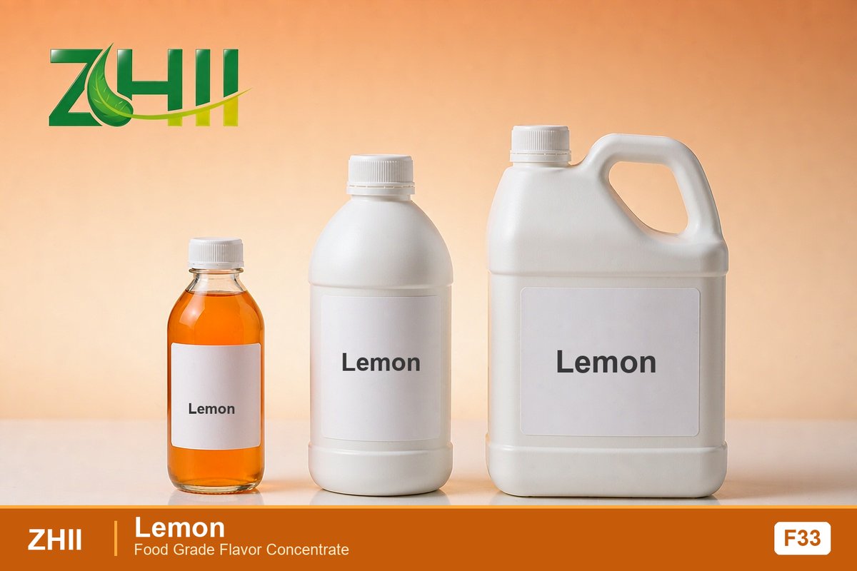 Lemon food flavor concentrate - ZHII food grade flavor in 125ml, 1L and 5L packaging