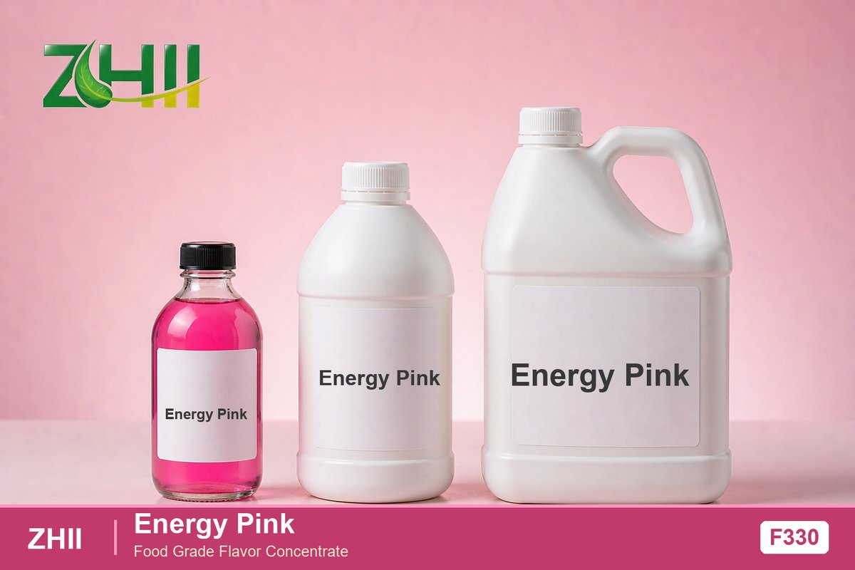 Energy Pink food flavor concentrate - ZHII food grade flavor in 125ml, 1L and 5L packaging