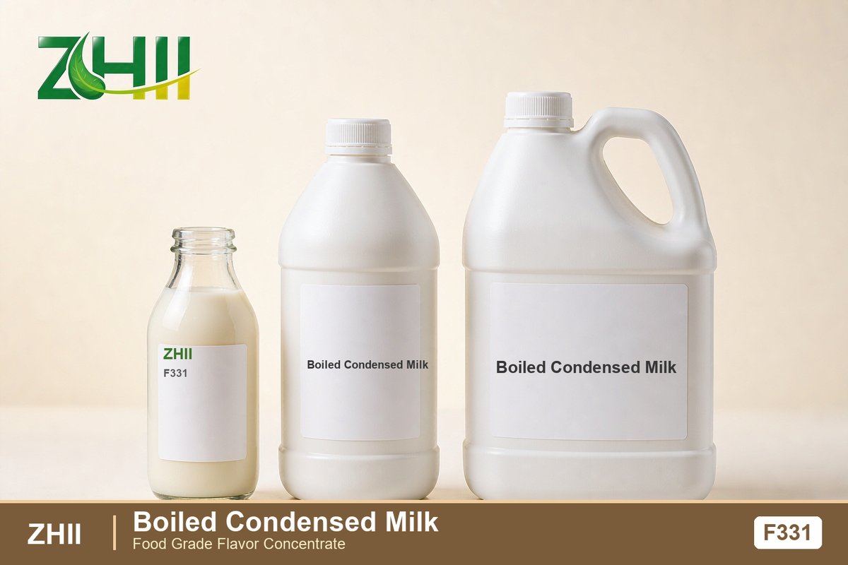 Boiled Condensed Milk food flavor concentrate - ZHII food grade flavor in 125ml, 1L and 5L packaging