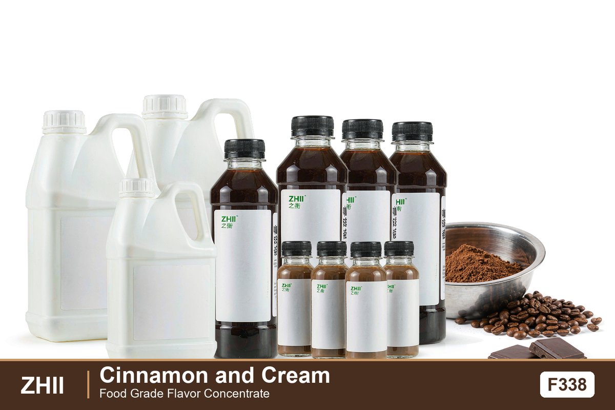 Cinnamon and Cream food flavor concentrate - warm roasted indulgent flavor for food and beverage applications | ZHII