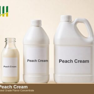Peach Cream food flavor concentrate - ZHII food grade flavor in 125ml, 1L and 5L packaging