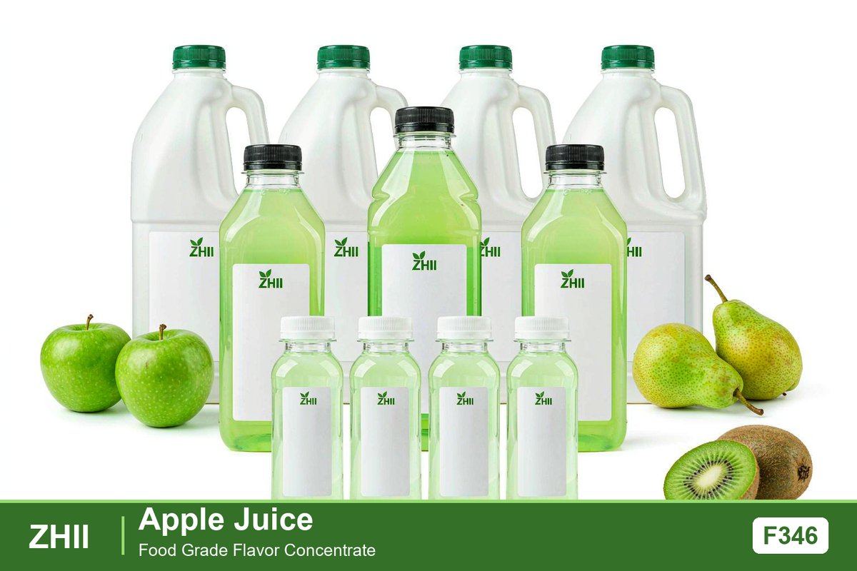 Apple Juice food flavor concentrate - crisp orchard-fresh flavor for food and beverage applications | ZHII