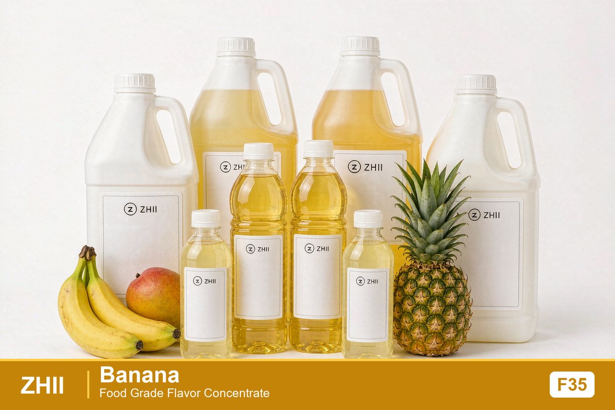 Banana food flavor concentrate - sunny tropical flavor for food and beverage applications | ZHII