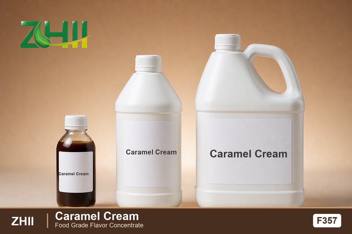 Caramel Cream food flavor concentrate - ZHII food grade flavor in 125ml, 1L and 5L packaging