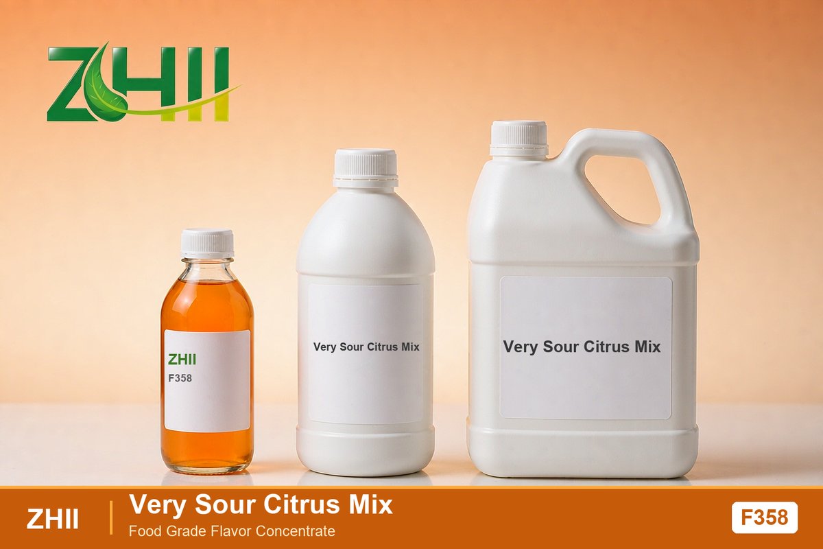 Very Sour Citrus Mix food flavor concentrate - ZHII food grade flavor in 125ml, 1L and 5L packaging