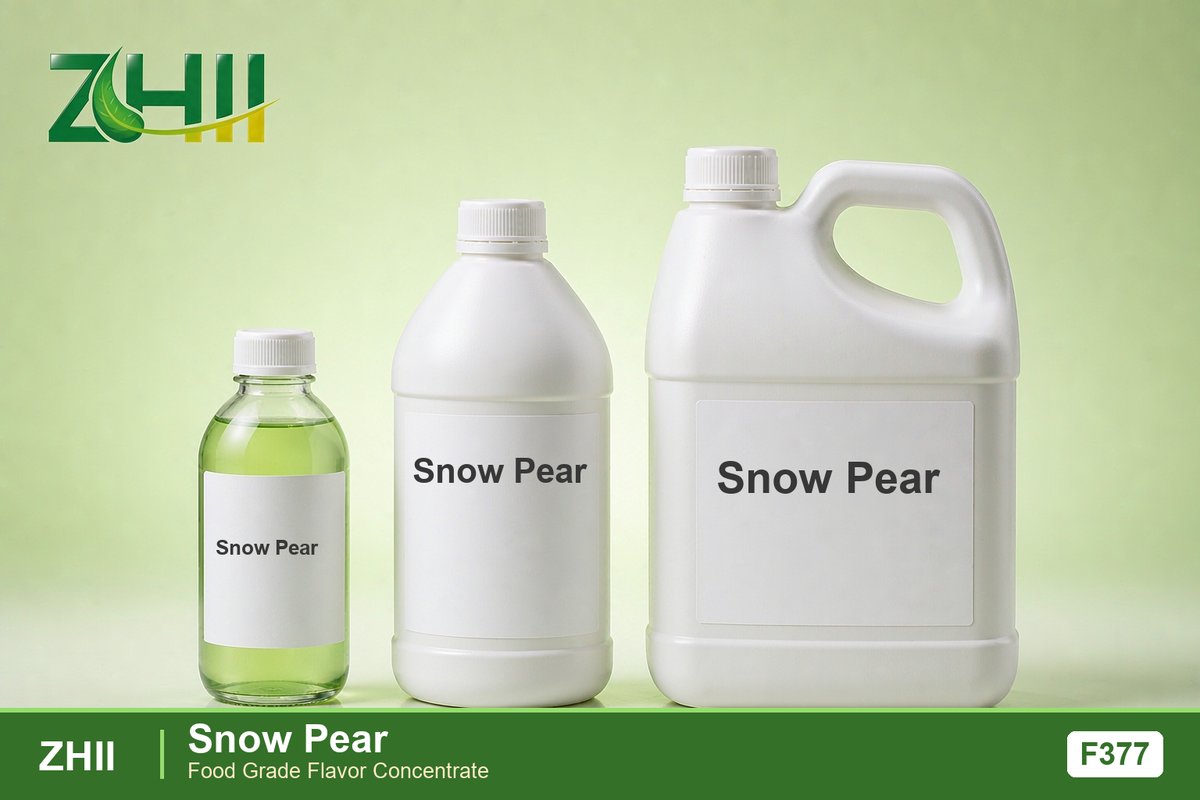 Snow Pear food flavor concentrate - ZHII food grade flavor in 125ml, 1L and 5L packaging