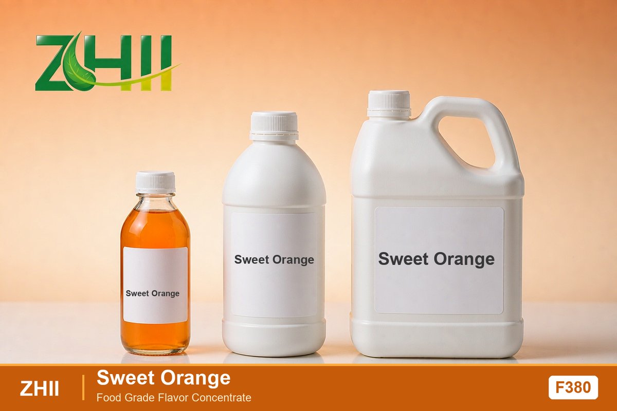 Sweet Orange food flavor concentrate - ZHII food grade flavor in 125ml, 1L and 5L packaging