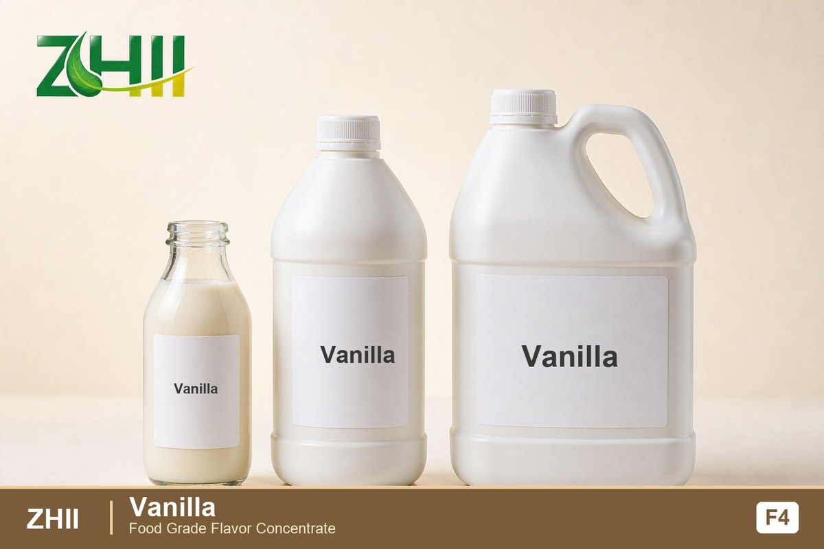 Vanilla food flavor concentrate - ZHII food grade flavor in 125ml, 1L and 5L packaging