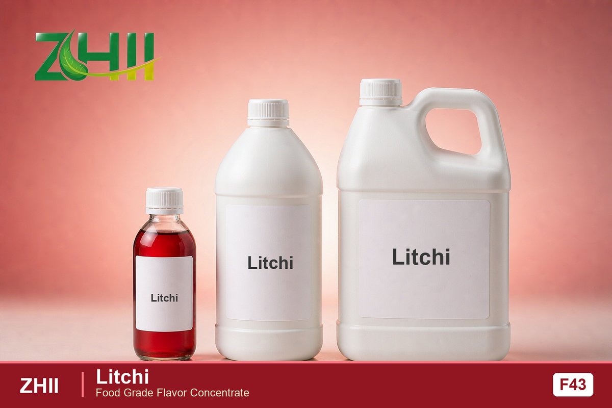 Litchi food flavor concentrate - ZHII food grade flavor in 125ml, 1L and 5L packaging