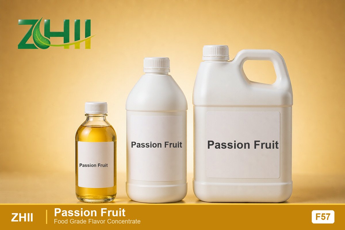 Passion Fruit food flavor concentrate - ZHII food grade flavor in 125ml, 1L and 5L packaging