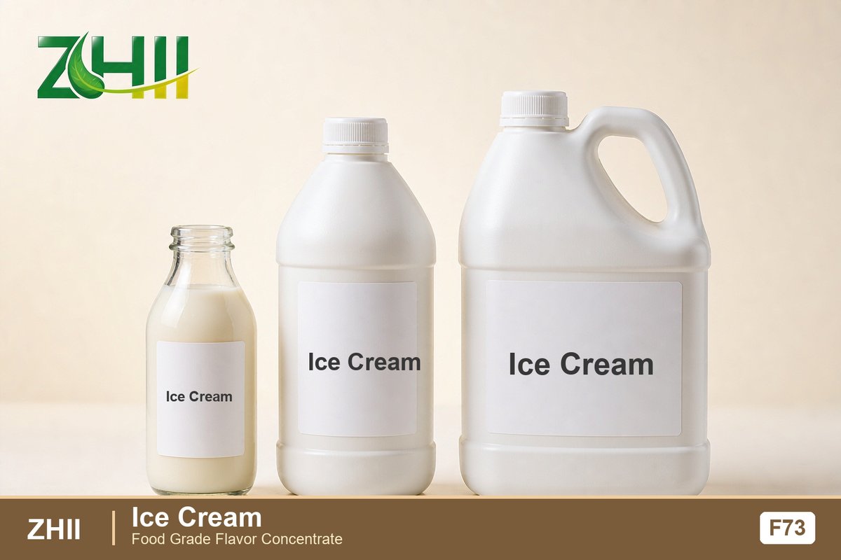Ice Cream food flavor concentrate - ZHII food grade flavor in 125ml, 1L and 5L packaging