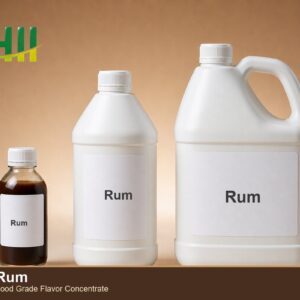 Rum food flavor concentrate - ZHII food grade flavor in 125ml, 1L and 5L packaging