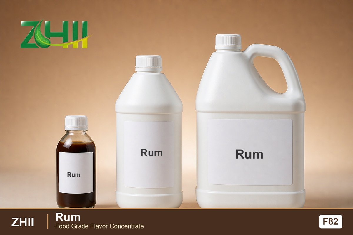 Rum food flavor concentrate - ZHII food grade flavor in 125ml, 1L and 5L packaging